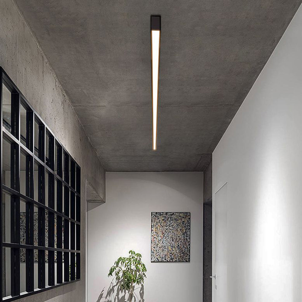 Solin Linear Black Ceiling Light/Wall Light - Neutralighting