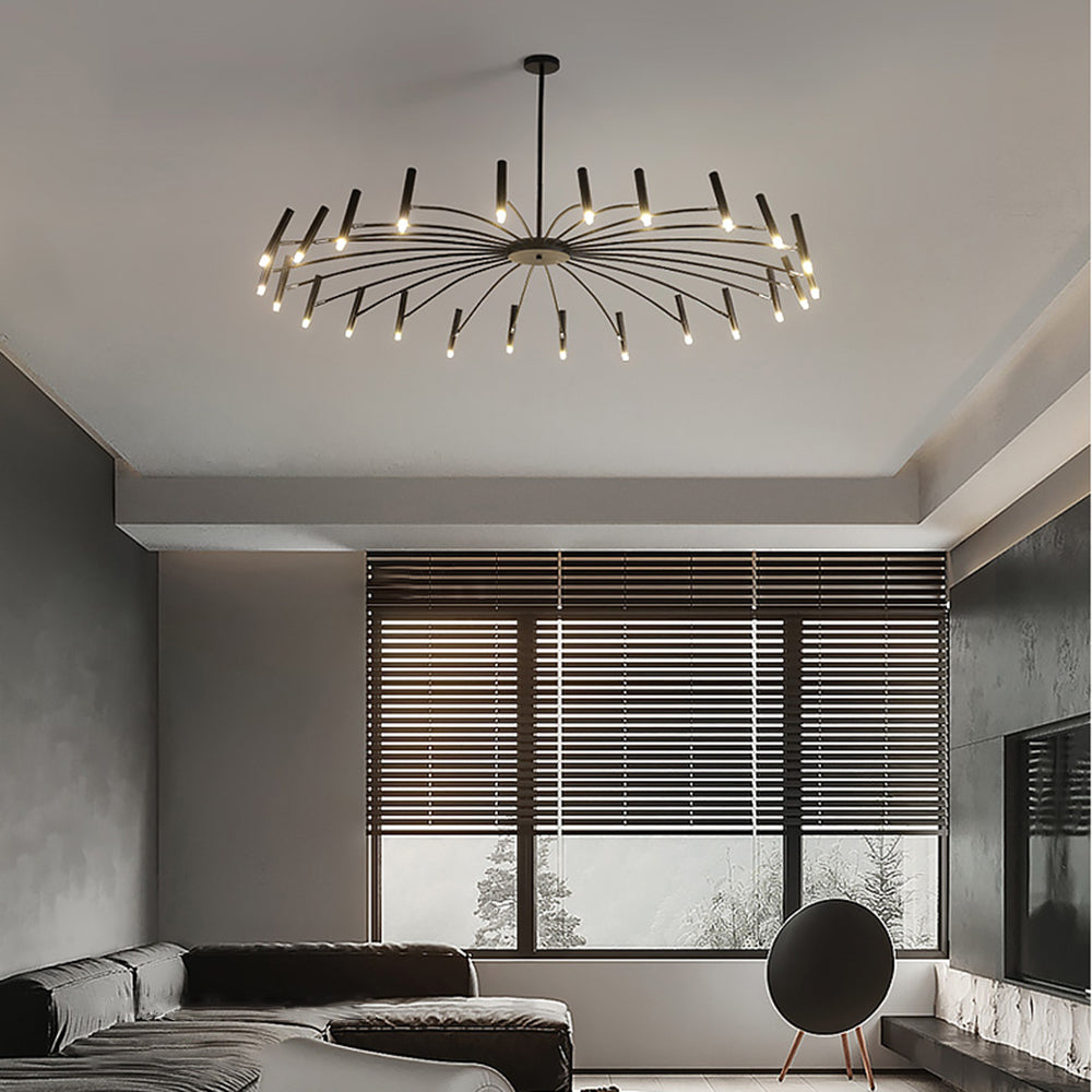 Penrelheath Metal Chandelier-Moonnatur