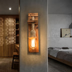 Ordelenora Pine Wood Wall Light-Moonnatur
