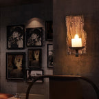 Oakenevia Pine Wood Wall Light-Moonnatur