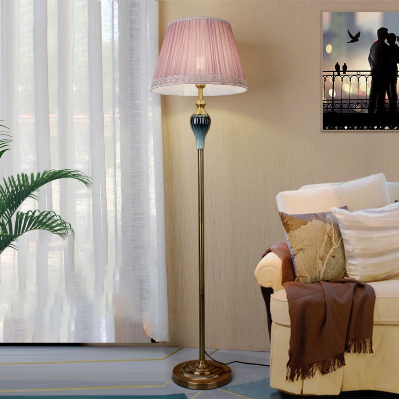 Merrenelis Fabric Floor Lamp-Moonnatur