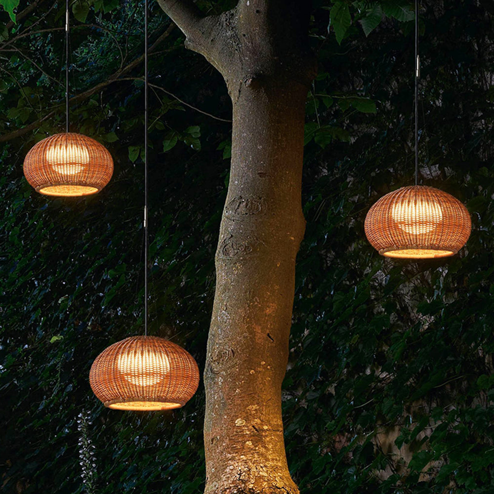 Lovenora Bamboo Pendant Light-Moonnatur