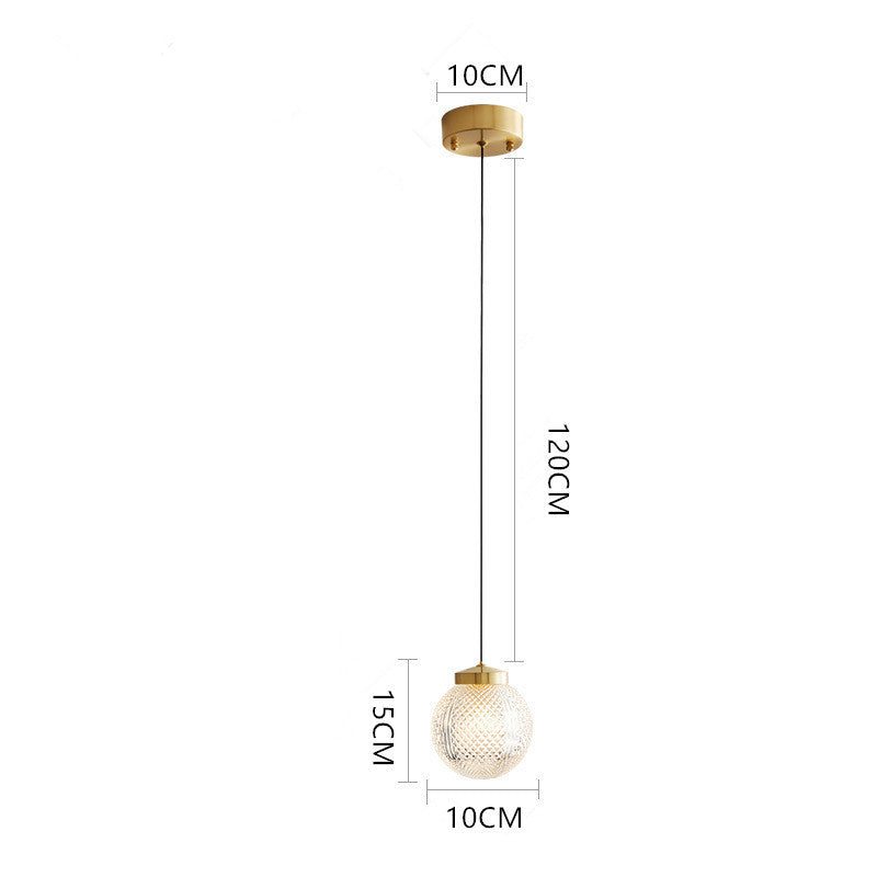 Denelwick Glass Pendant Light-Moonnatur