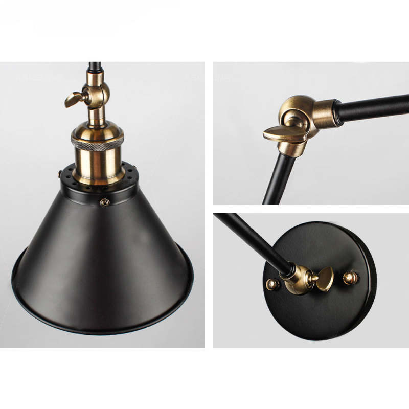 Erlenfield Metal Wall Light-Moonnatur