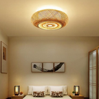 Lindelenelle Rattan Ceiling Light-Moonnatur