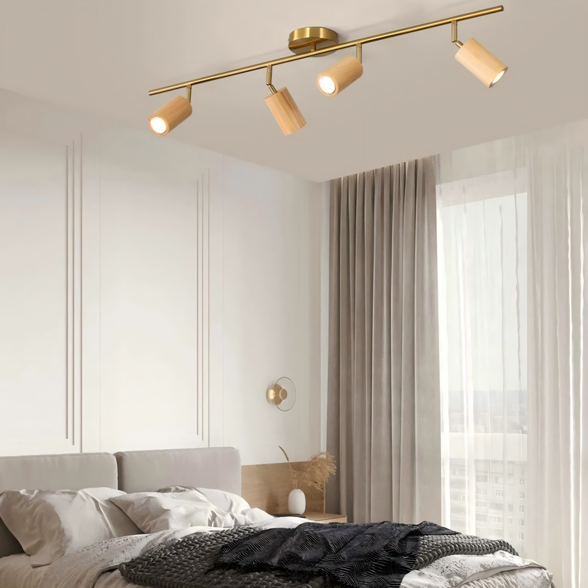 Alverin Wood Track Light-Moonnatur