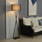 Rovenfield Fabric Floor Lamp-Moonnatur