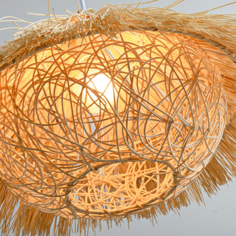 Norrelmere Rattan Pendant Light-Moonnatur