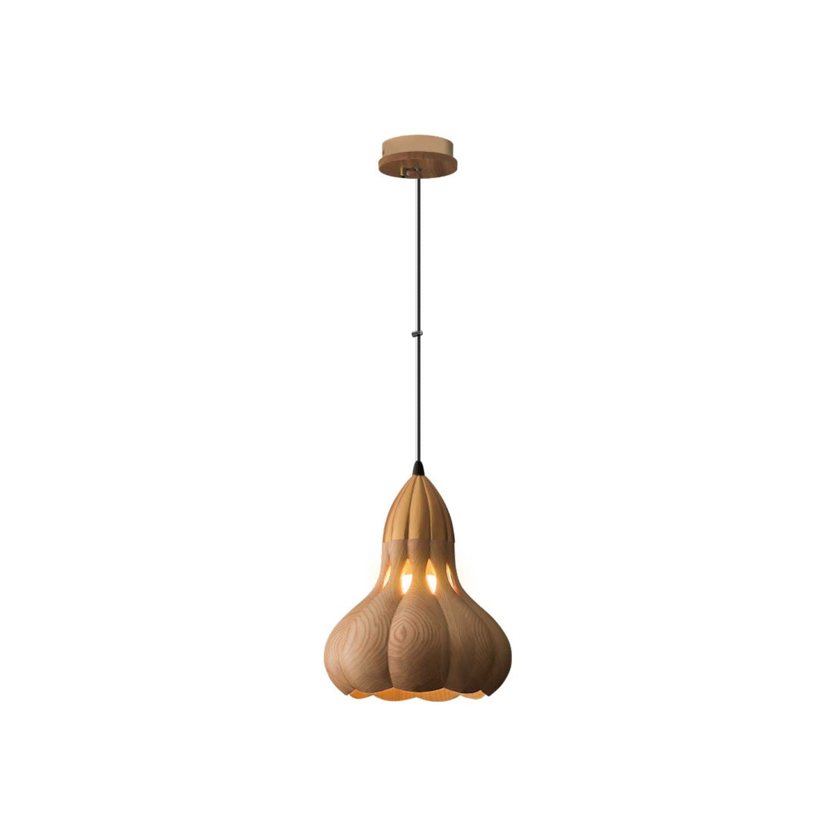 Lavenis Wood Pendant Light-Moonnatur