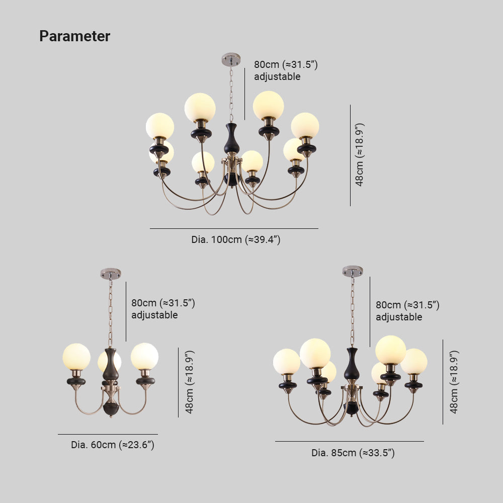 Laderaria Metal Chandelier-Moonnatur