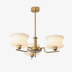 Zeluna Glass Chandelier-Moonnatur