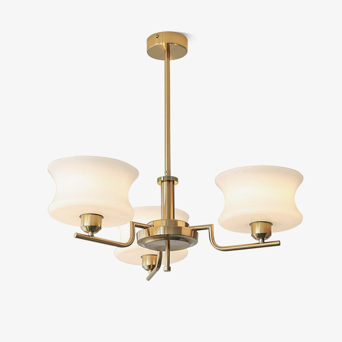 Zeluna Glass Chandelier-Moonnatur