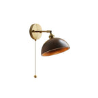 Farnelley Walnut Wall Light-Moonnatur