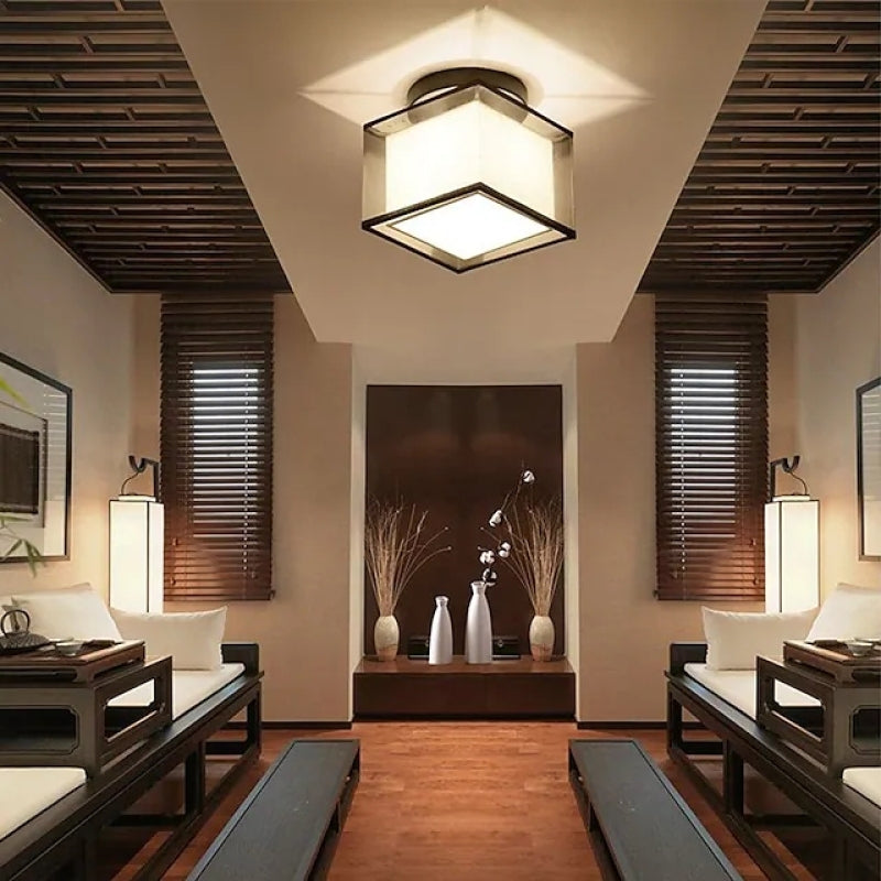 Sardenden Fabric Ceiling Light-Moonnatur