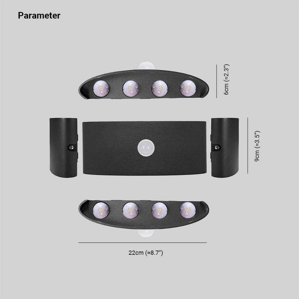 Pardenhaven Aluminium Wall Light-Moonnatur