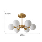 Grenelwren Glass Ceiling Light-Moonnatur