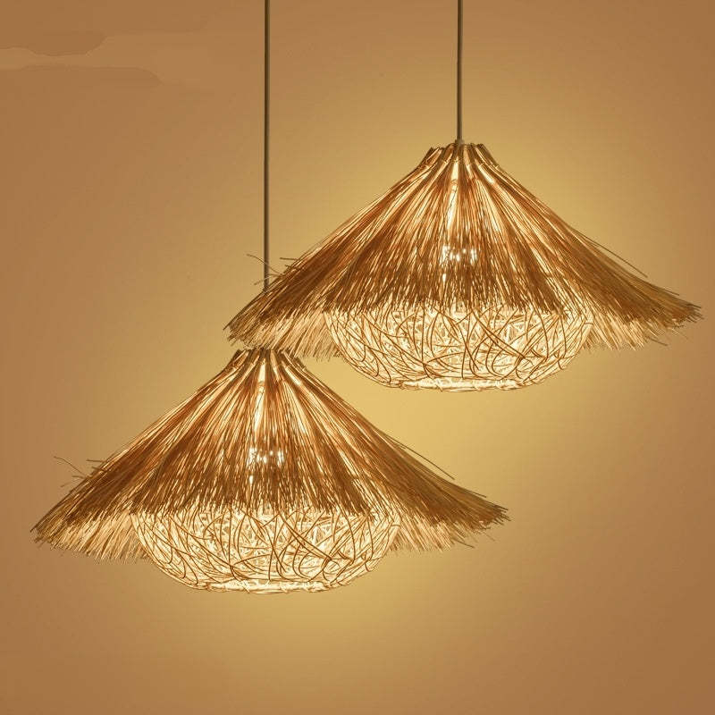 Norrelmere Rattan Pendant Light-Moonnatur