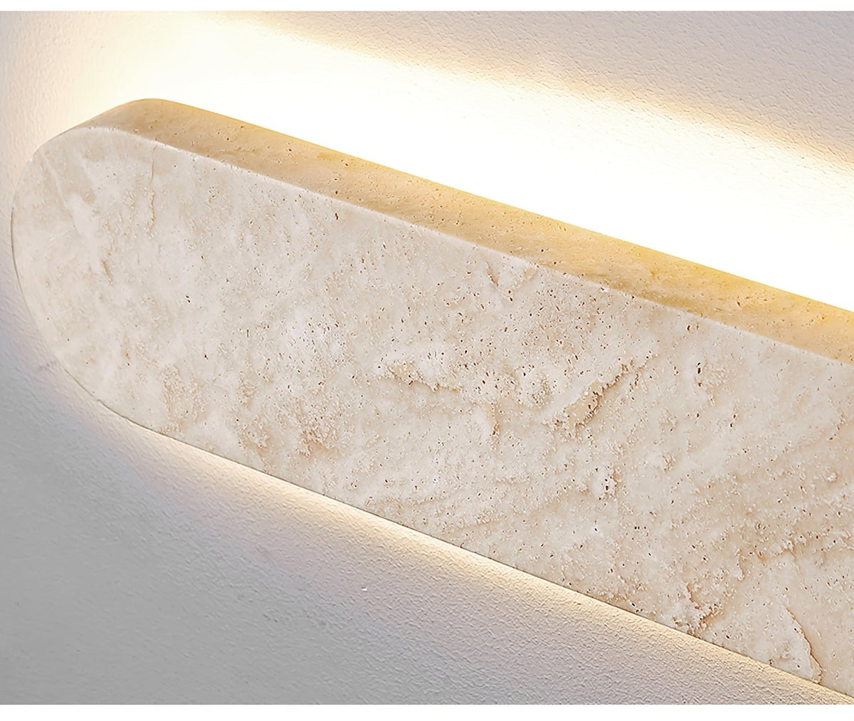 Wardenwell Travertine Wall Light-Moonnatur