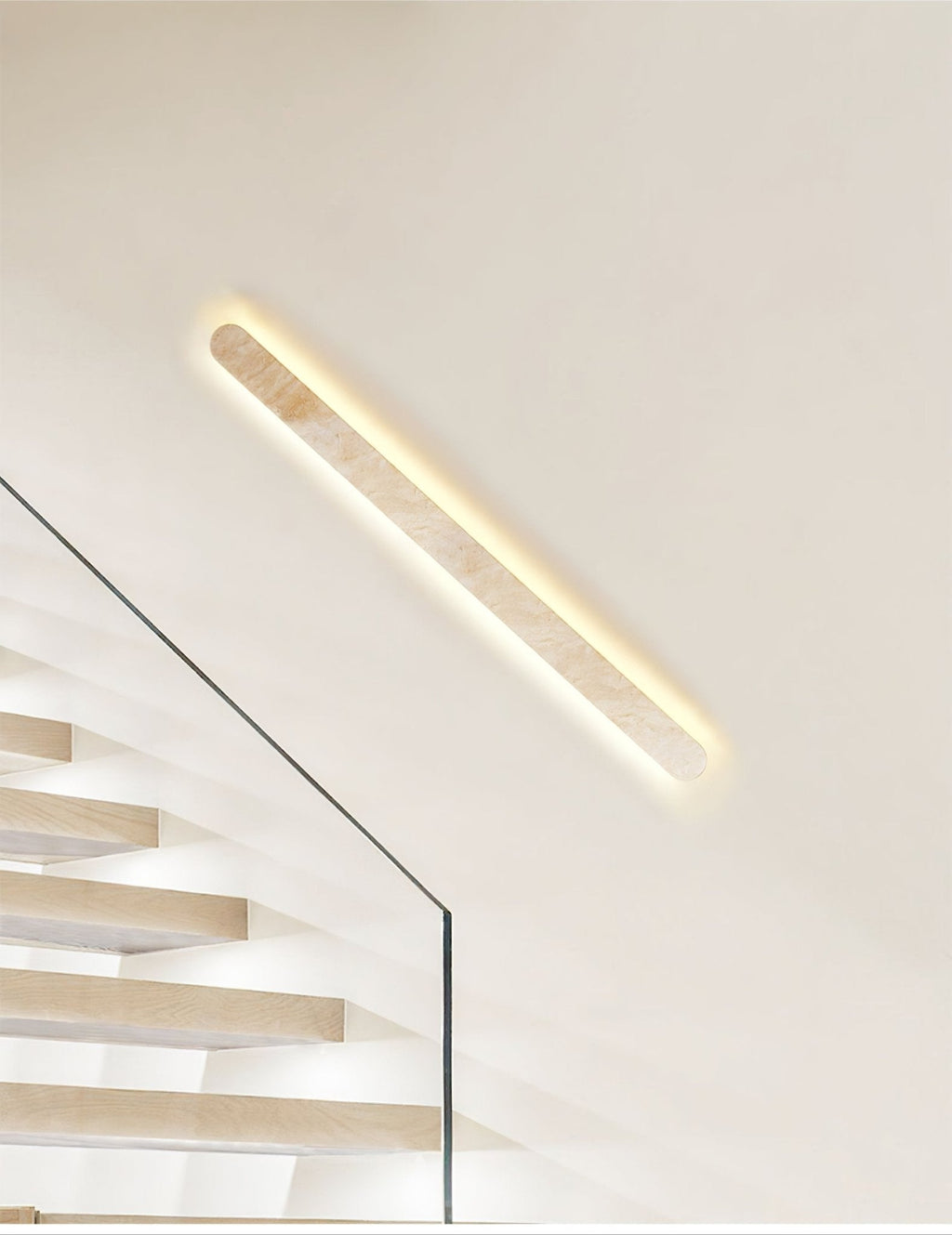 Wardenwell Travertine Wall Light-Moonnatur