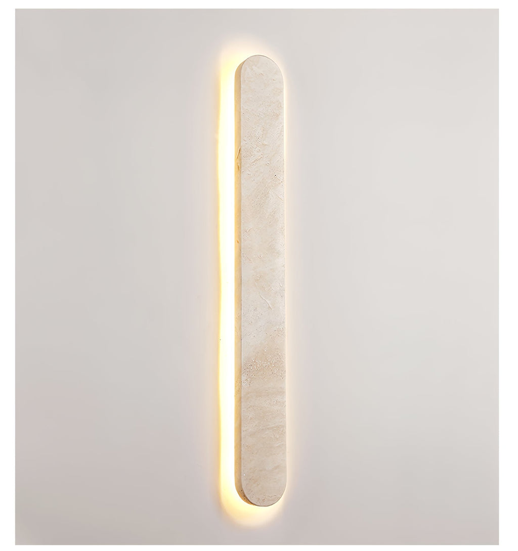 Wardenwell Travertine Wall Light-Moonnatur