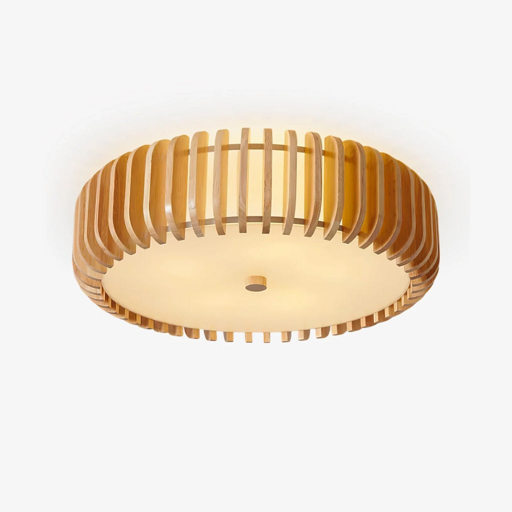 Gleniel Wood Ceiling Light-Moonnatur