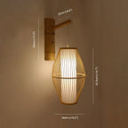 Hatherenna Rattan Wall Light-Moonnatur