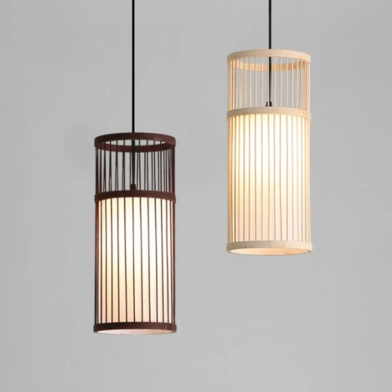 Haldelden Bamboo Pendant Light-Moonnatur
