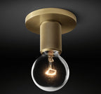 Hresora Glass Ceiling Light-Moonnatur