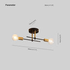 Finverheath Metal Ceiling Light-Moonnatur