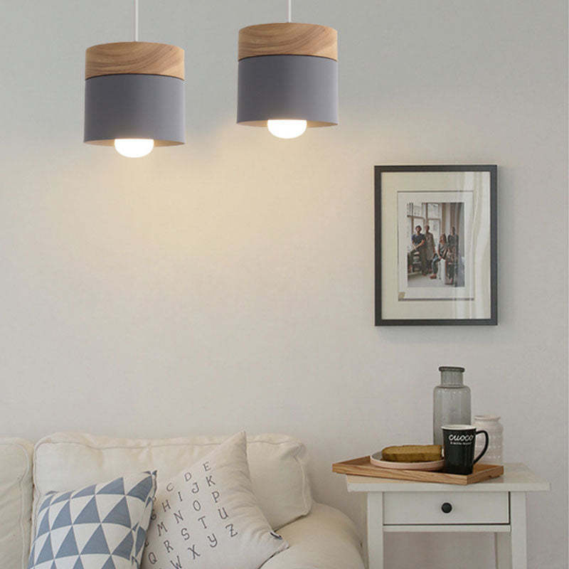 Hadrenash Wood Pendant Light-Moonnatur