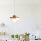 Quenelheath Wood Pendant Light-Moonnatur
