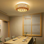 Lindelenelle Rattan Ceiling Light-Moonnatur