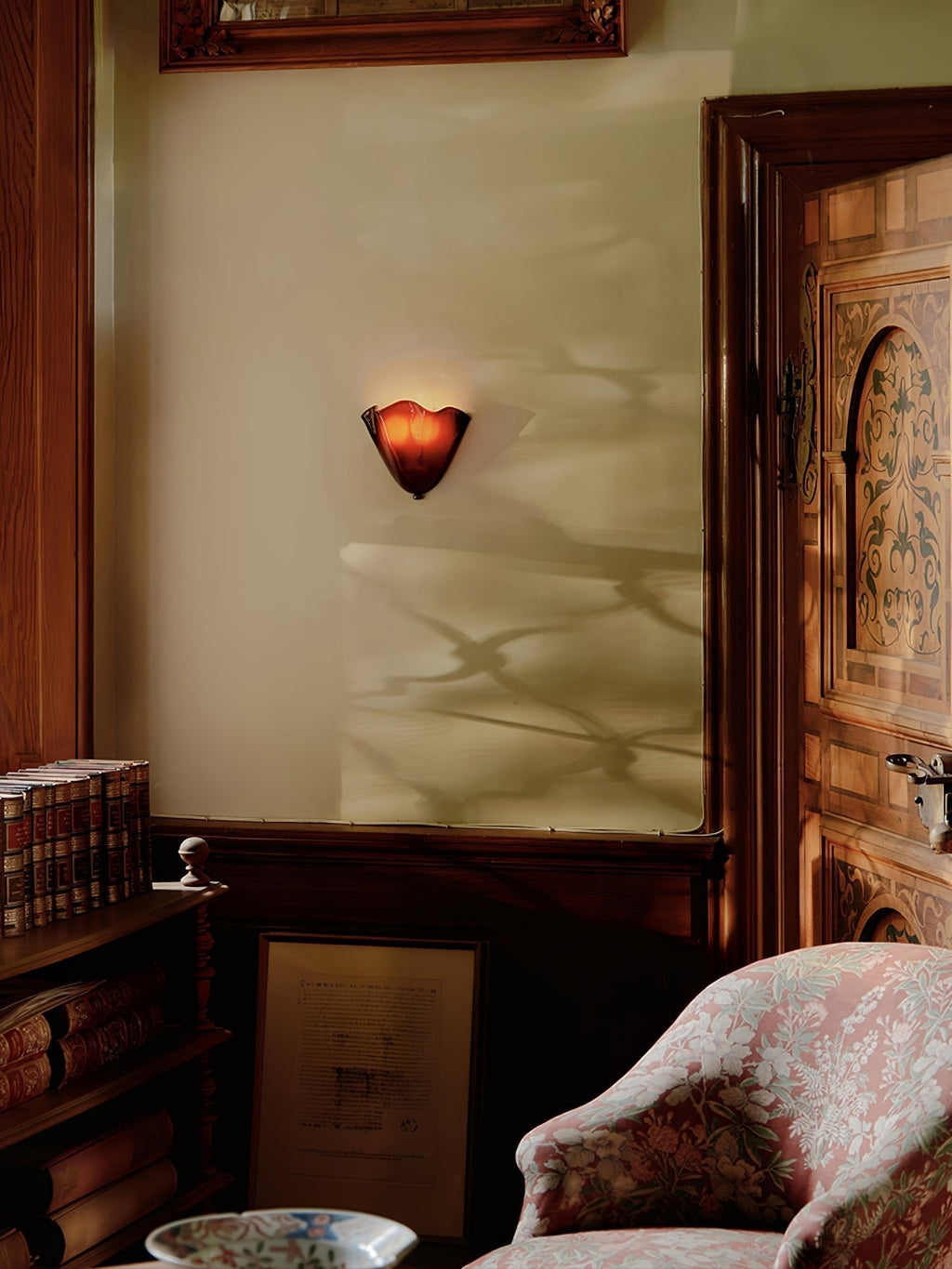 Aldeneth Glass Wall Light-Moonnatur