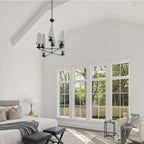Baldenena Fabric Chandelier-Moonnatur
