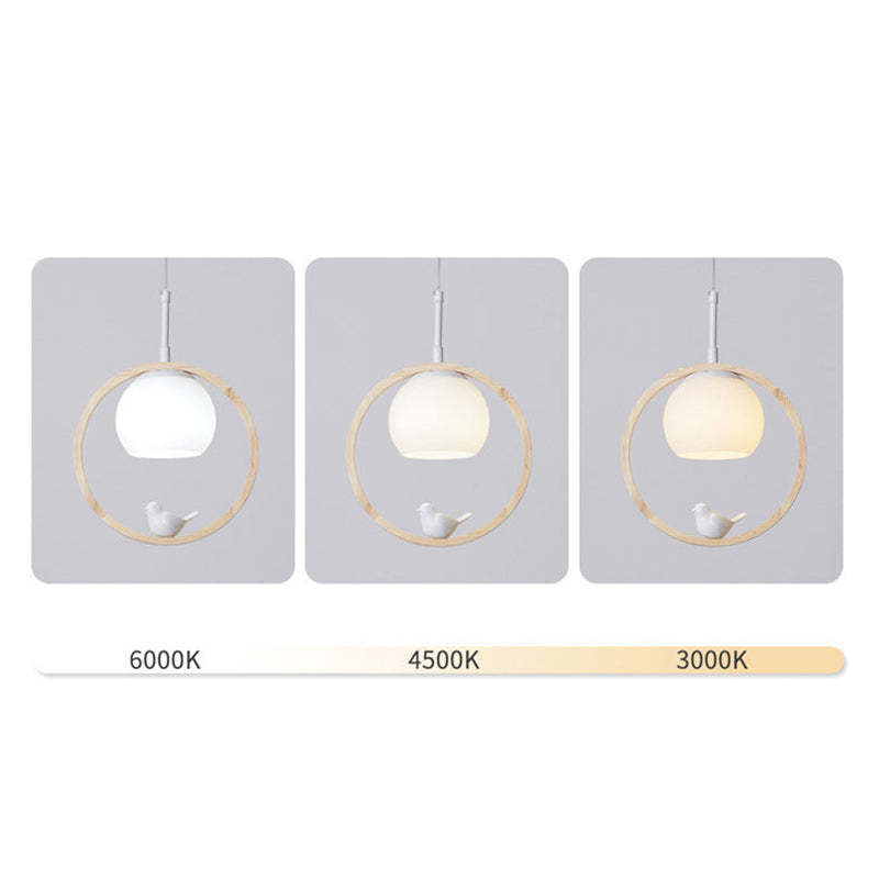 Fenrenden Wood Pendant Light-Moonnatur