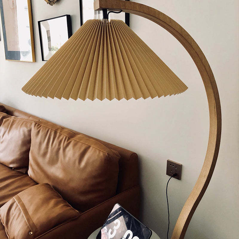 Ambelorie Fabric Floor Lamp-Moonnatur