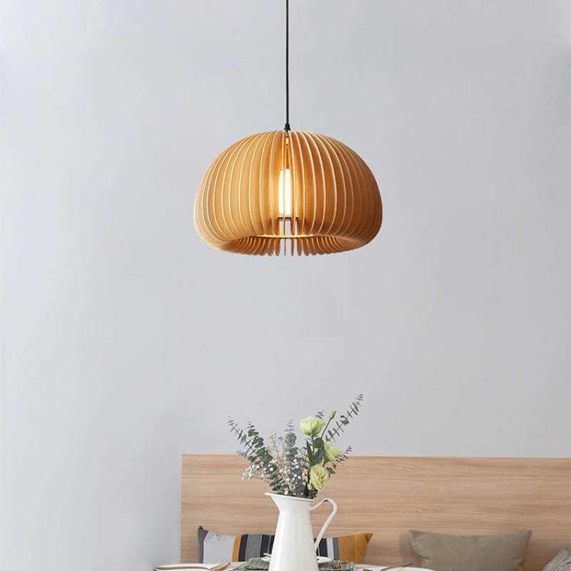 Casterelyn Wood Pendant Light-Moonnatur