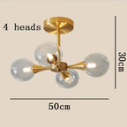 Grenelwren Glass Ceiling Light-Moonnatur