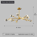 Auberwynne Crystal Chandelier-Moonnatur
