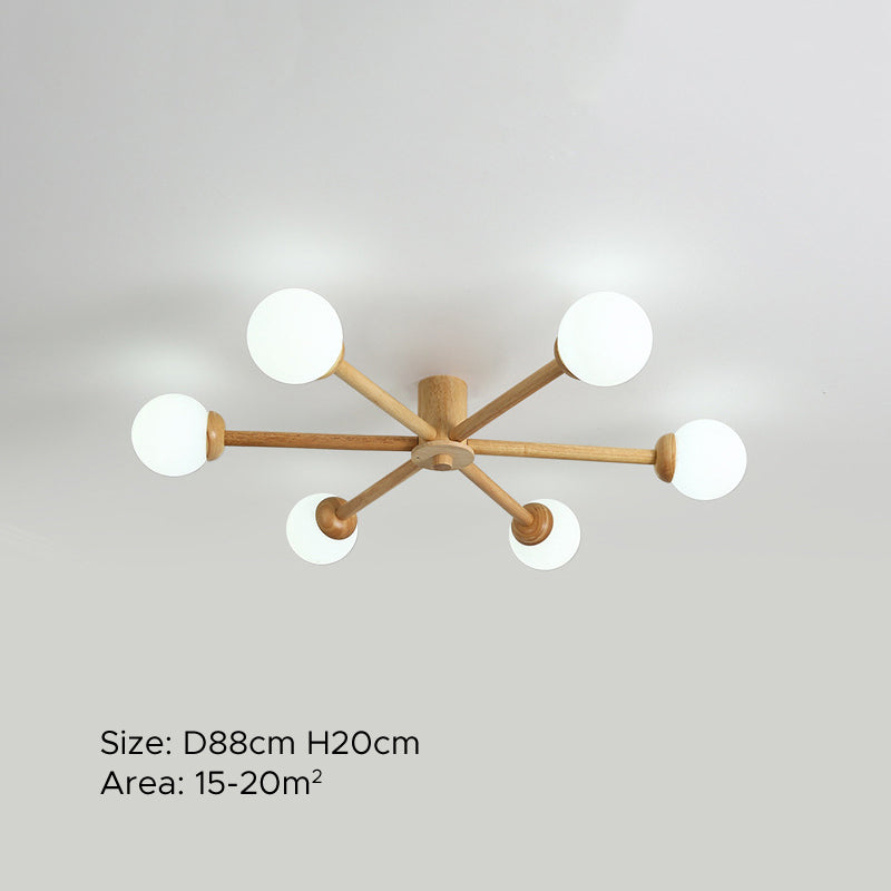 Baldenwynne Glass Ceiling Light-Moonnatur