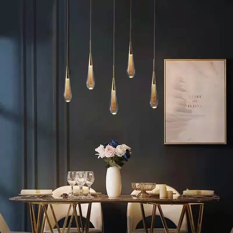 Meldenelyn Crystal Pendant Light-Moonnatur