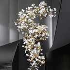 Erlenenora Ceramic Chandelier-Moonnatur