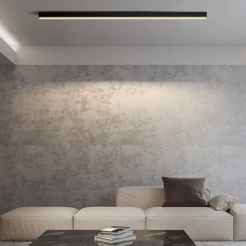 Solin Linear Black Ceiling Light/Wall Light - Neutralighting
