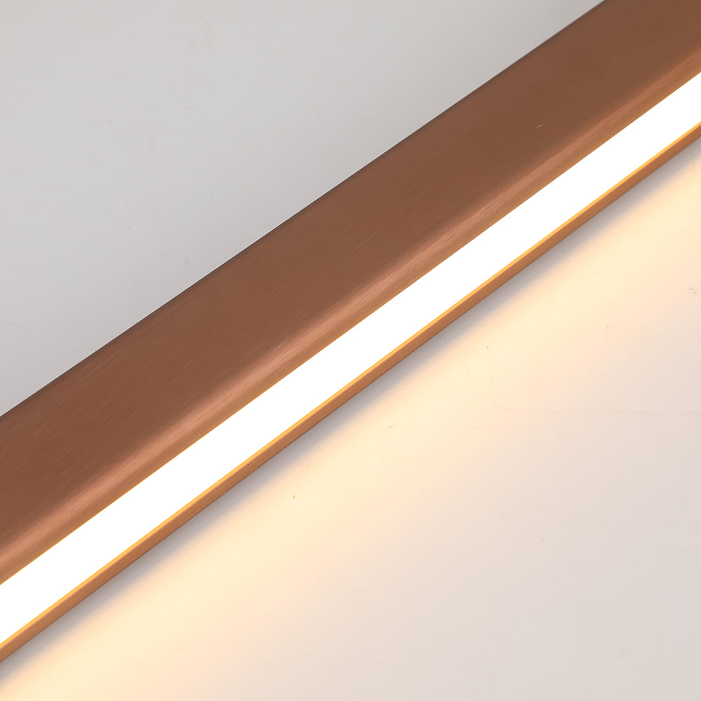 Thala Modern Linear Metal LED Pendant Light Black/Brown - Neutralighting