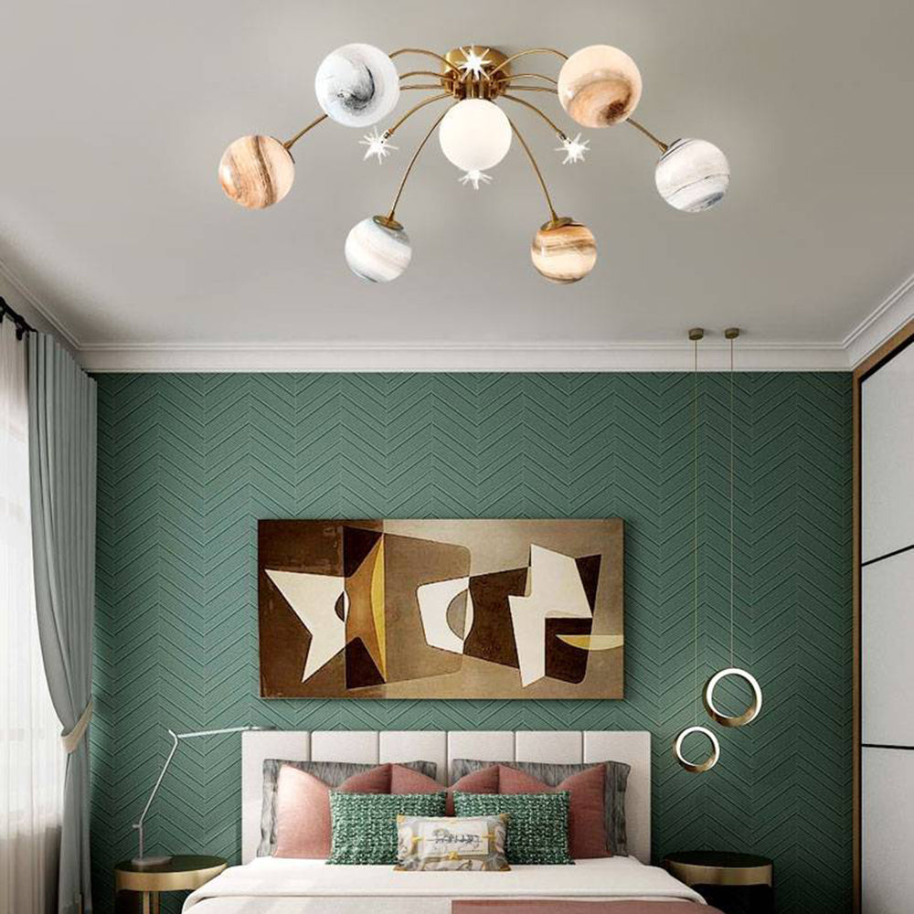 Orenenora Glass Ceiling Light-Moonnatur