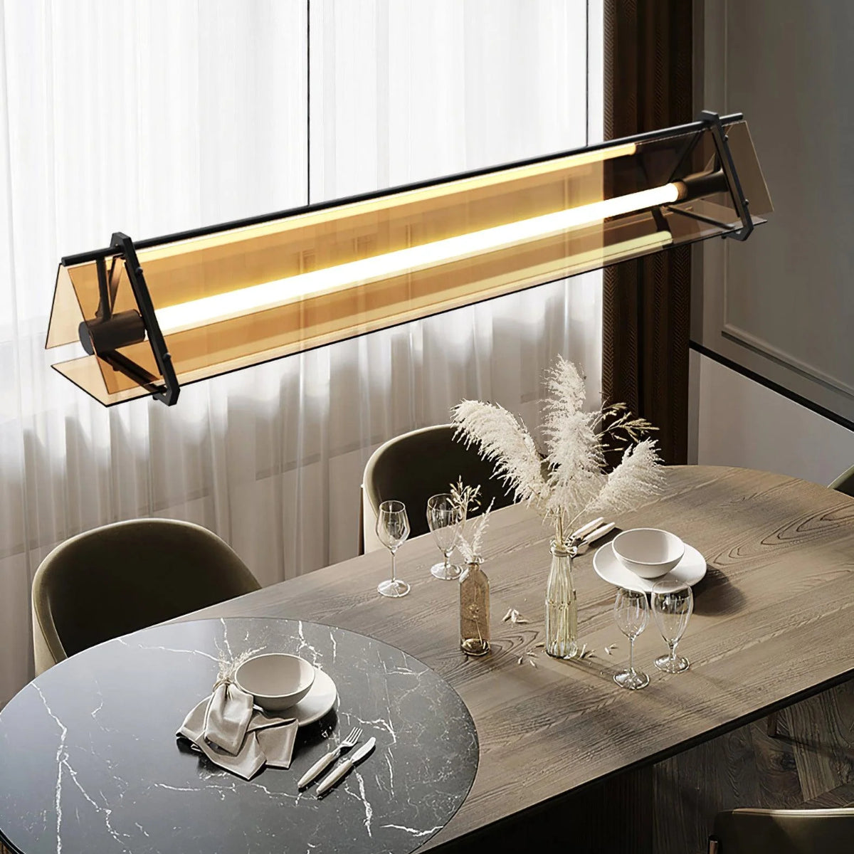 Yarrelina Glass Pendant Light-Moonnatur