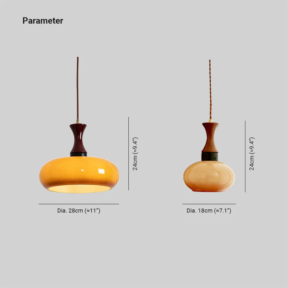 Redrenbrook Glass Pendant Light-Moonnatur