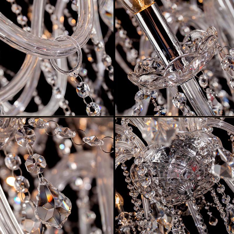 Langreneth Glass Chandelier-Moonnatur