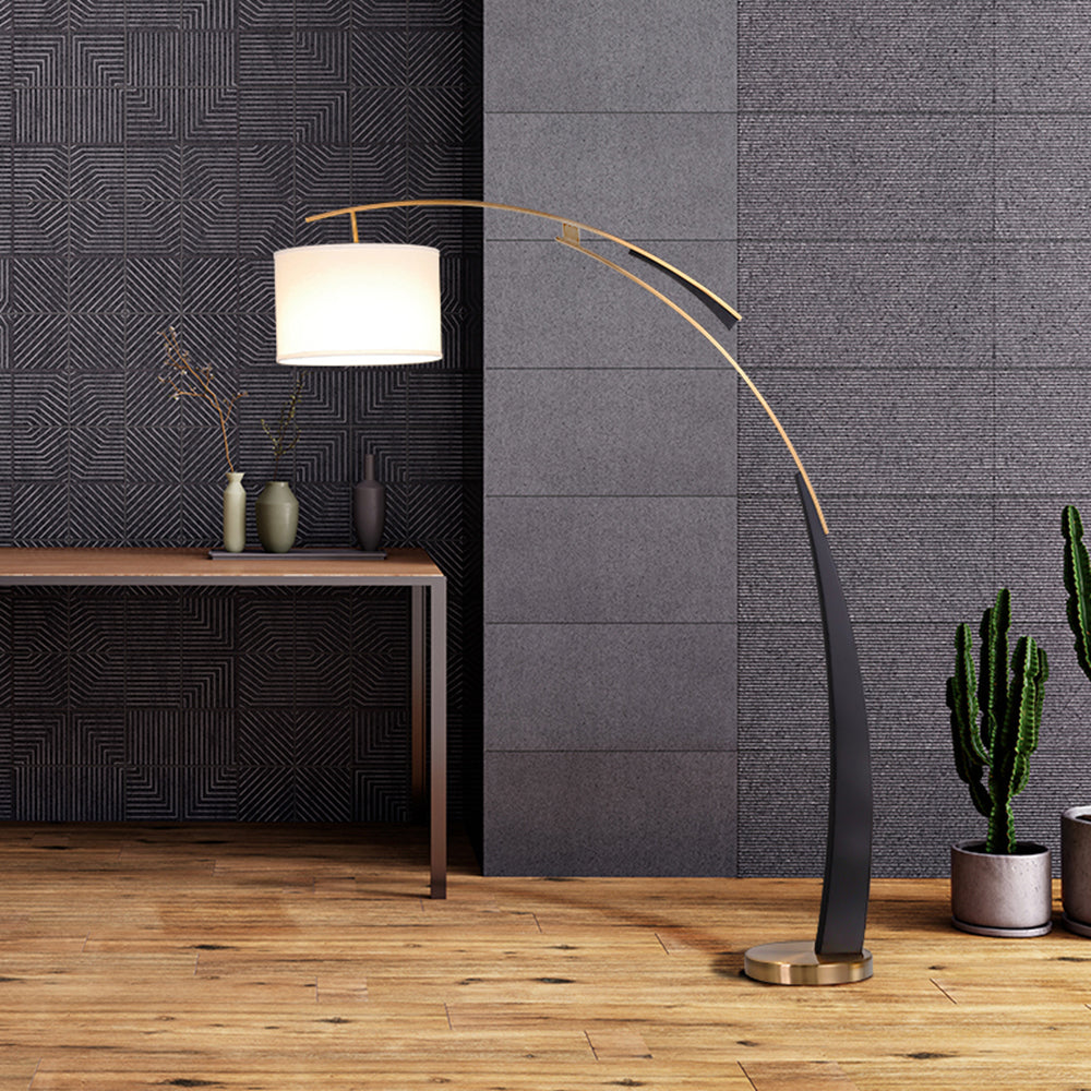 Torrenwren Fabric Floor Lamp-Moonnatur