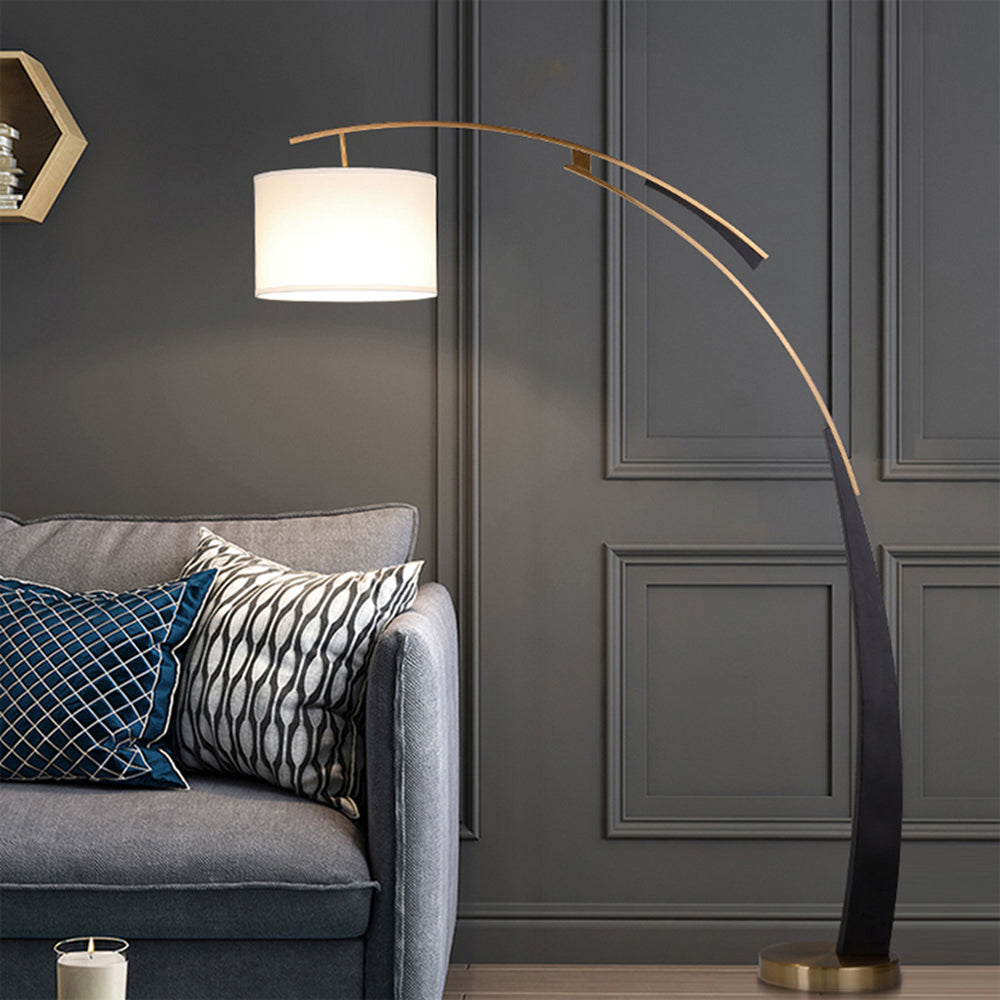 Torrenwren Fabric Floor Lamp-Moonnatur